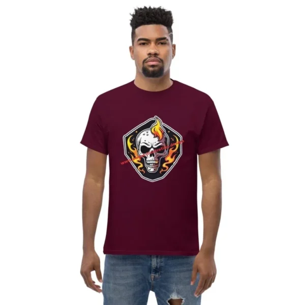 mens-classic-tee-maroon-front-65b1112865fa8.jpg