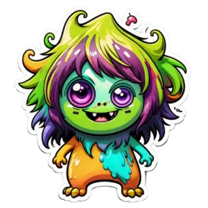 shaggy-long-haired-cute-monster-with-colorful-hair-and-big-happy-eyes-as-sticker-503817931-PhotoRoom