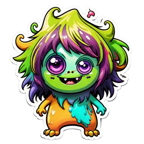 shaggy-long-haired-cute-monster-with-colorful-hair-and-big-happy-eyes-as-sticker-503817931-PhotoRoom