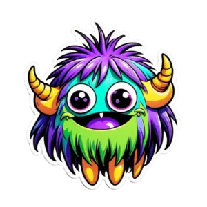 shaggy-long-haired-cute-monster-with-colorful-hair-and-big-happy-eyes-on-a-solid-color-background-as-212492438-PhotoRoom