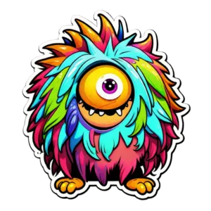 shaggy-long-haired-cute-monster-with-colorful-hair-and-big-happy-eyes-on-a-solid-color-background-as-251282553-PhotoRoom