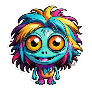 shaggy-long-haired-cute-monster-with-colorful-hair-and-big-happy-eyes-on-a-solid-color-background-as-279889631-PhotoRoom