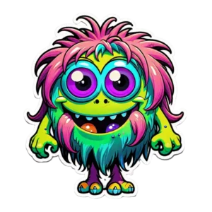 shaggy-long-haired-cute-monster-with-colorful-hair-and-big-happy-eyes-on-a-solid-color-background-as-78634216-PhotoRoom