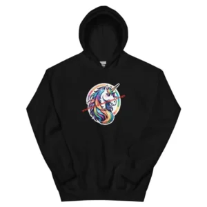 Unisex Hoodie - Radiant Rainbow Unicorn