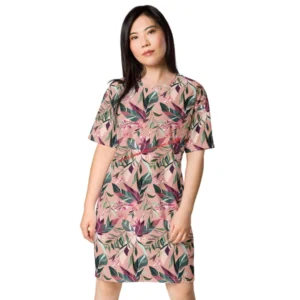 T-Shirt-Kleid - Flora