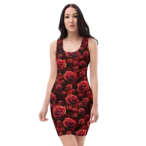 Rosenzauber - Bodycon-Kleid