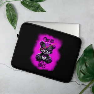 Purple Mischief - Die Teddy Rebell Laptop-Tasche