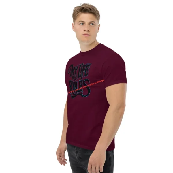 mens-classic-tee-maroon-left-front-65fa7923f3ba1.jpg