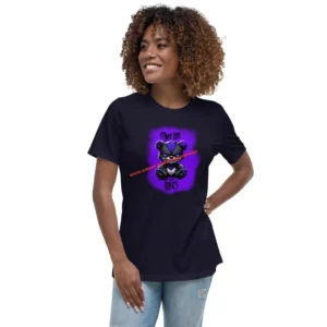 Midnight Mauve Mischief - Bärchenrebell Damen-T-Shirt