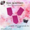 Rose Schiffchen