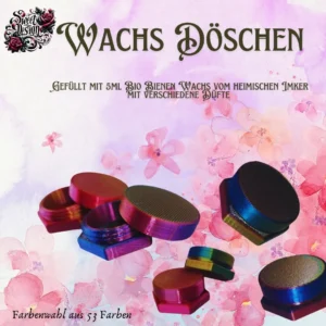 Wachs Döschen