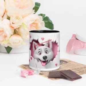 Liebenswerter Husky Kaffeetasse