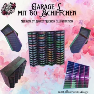 Set L Garage mit 60 Schiffchen - Limitierte Edition