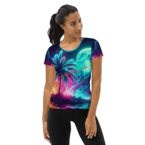 Color Nights -Sport-T-Shirt für Damen