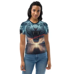 Blue Tiger - Damen-T-Shirt