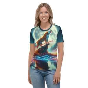 Mondlied des Tigers - Damen-T-Shirt