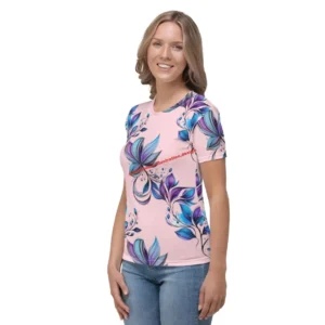 rosa magical Flowers - Damen-T-Shirt